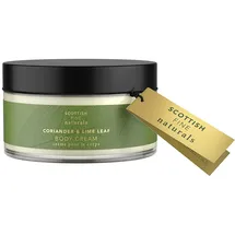 Scottish Fine Soaps Naturals Coriander & Lime Leaf Body Cream 200 ml