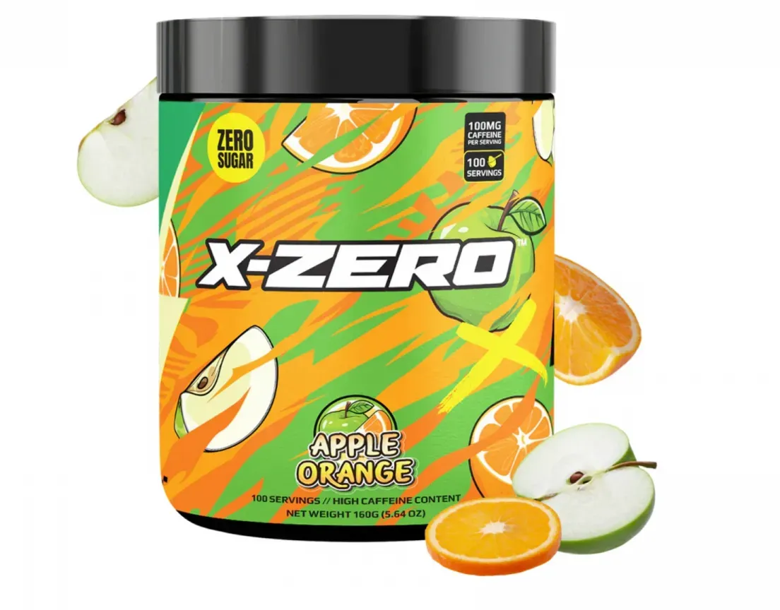 X-Gamer X-Zero Apple Orange - 100 Portionen