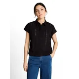 Tom Tailor Hemdbluse schwarz L