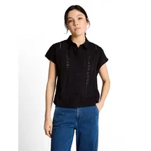 Tom Tailor Hemdbluse schwarz L