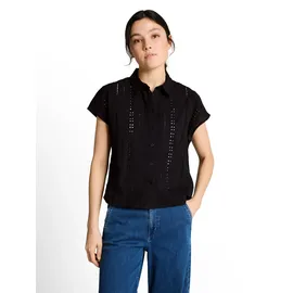 Tom Tailor Hemdbluse schwarz L
