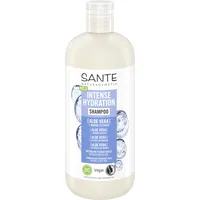 SANTE Intense Hydration Shampoo + Mango-Extrakt, veganes Pflegeshampoo für intensive Feuchtigkeit, stärkt trockenes Haar, 500 ml