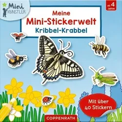 COPPENRATH 95072 Meine Mini-Stickerwelt: Kribbel-Krabbel (Mini-Künstler)