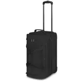 Redolz Duffle Essentials 2-Rollen Reisetasche 55 cm M mit Dehnfalte black