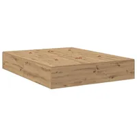 VidaXL Bettgestell mit Stauraum Artisan Eiche 160x200 cm