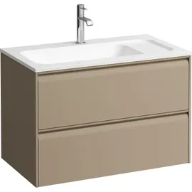 Laufen MEDA Waschtischunterbau, 2 Schubladen, cappucino