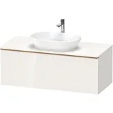 Duravit D-Neo Konsolenwaschtischunterbau wandhängend, Weiß Hochglanz Dekor