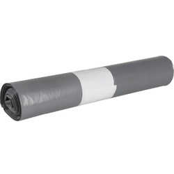 Abena Abfallsäcke Sækko Boy, LDPE Recycled, 120 Liter, Müllbeutel zur Aufteilung im Sækko Boy, 1 Rolle = 10 Stück, Farbe: grau