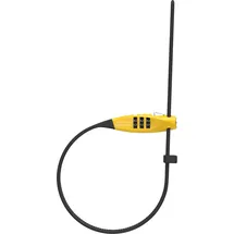 ABUS Combiflex Travelguard Gelb Kabelschloss