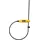 ABUS Combiflex Travelguard Gelb Kabelschloss