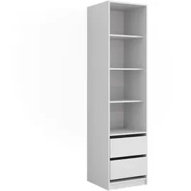 Vicco Kleiderschrank Elmo 50 x 200 x 50 cm Weiß