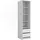 Vicco Kleiderschrank Elmo 50 x 200 x 50 cm Weiß