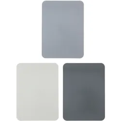 Flexible Schneidebretter 3er-Set - Plastik Schneideunterlage - Messerschonend, rutschfest, spülmaschinenfest - 20x28cm, mehrfarbig, leicht einrollbar
