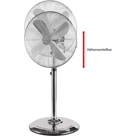 ProfiCare PC-VL3064MS 40 cm Standventilator Silber/Weiß