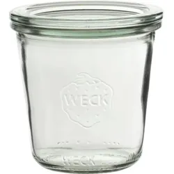 WECK Einkochglas mit Deckel, 4-tlg., klar, Sturzform, Inhalt: 0,29 Liter