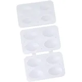 Nikou 2 Stück Fleischbällchen, manuelle Hackbratenform Procor Maker, DIY Pr Werkzeug mit 4 Gittern zum Kochen von Fleischfüllung, Küchenzubehör