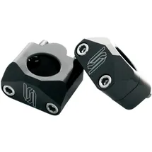Scar Lenkererhöhung +20 mm für Lenker Ø28,6 mm Schwarz