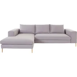 Polsterecke OTTO PRODUCTS "Finnja, L-Form", silber (silberfarben), B:297cm H:83cm T:170cm, Luxus-Microfaser: aus recycleten Textilien (100% PES), Sofas, XXL-Ecksofa
