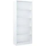 matkam Kinderbücherregal R6 74 x 180 x 35 cm Holz weiß