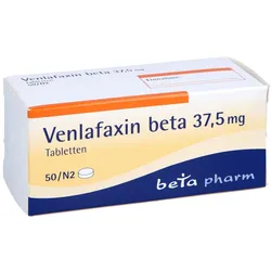 Venlafaxin beta 37,5 mg Tabletten 50 St