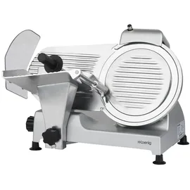 h.koenig Elektrischer Allesschneider MSX250, 25cm, Klinge, Silber