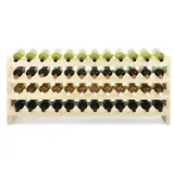 Proregal Weinregal Natur, Holz, Kiefer, Rechteckig, 119x46x29 cm, Wohnzimmer, Regale, Weinregale