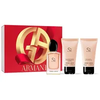 Giorgio Armani Sì Eau de Parfum 50 ml + Body Lotion 50 ml + Shower Gel 50 ml Geschenkset Geschenkset