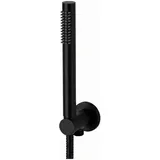 Paffoni Wandanschlussbogen Duschset Schwarz ZDUP094NO