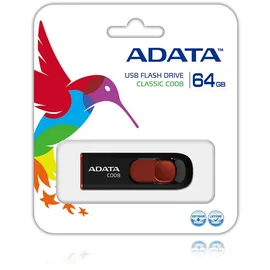 A-Data Classic Series C008 64 GB schwarz/rot USB 2.0