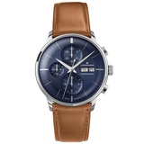 Junghans Chronoscope Herrenuhr Automatik Cognacfarben