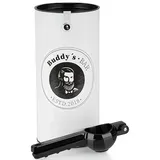 Buddy ́s Bar Limettenpresse, hochwertige Presse aus Aluminium, Zitronenpresse, lebensmittelecht und spülmaschinenfest, 21 cm lang für optimale Druckkraft, Schwarz