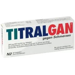TITRALGAN gegen Schmerzen