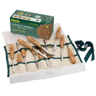 Carving by numbers - Schnitzwerkzeug Sortiment incl. Kurs - Set 1