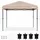 Sekey Faltpavillon 3 x 3 m inkl. 4 Sandsäcke Khaki