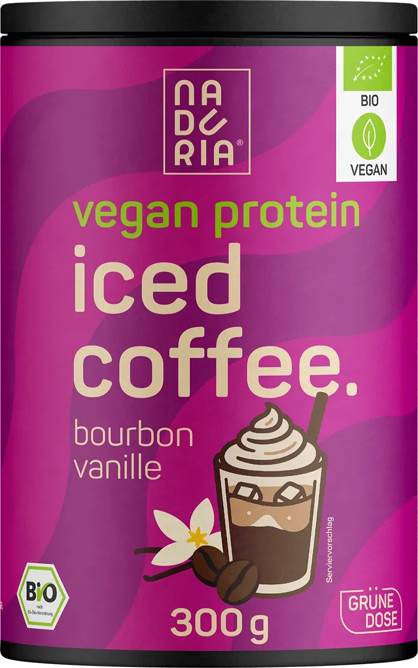 NADURIA Bio Vegan Proteinshake Iced Coffee & Bourbon Vanille