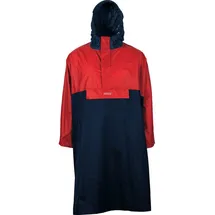 PRO-X elements Davos Regenponcho Herren Blau/Rot XS/S