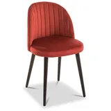 2er-Set Stuhl Diva Stoff Rot