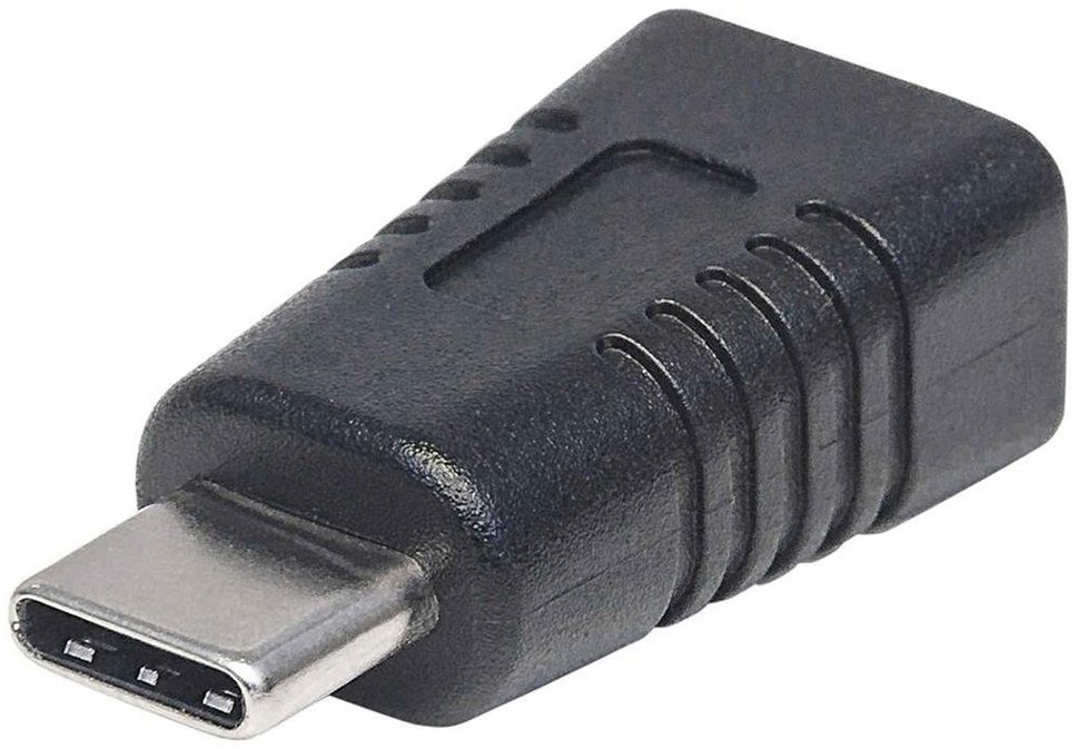 MANHATTAN USB-C auf USB Mini-B-Adapter USB-Adapter schwarz