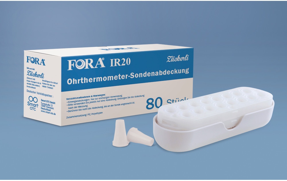 FORA Hygiene Caps Schutzkappen für FORA IR20b Ohrthermometer