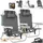 Tectake Campingstuhl 2er Set Grau