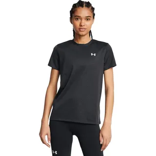 Under Armour Tech Riddle SSC Damen-T-Shirt, Schwarz (001), Klein - S