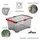 Rotho Aufbewahrungsbox Evo Total 59 x 39,5 x 28 cm 1-tlg. rot