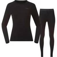 Bergans Allround Merino Baselayer Set Damen Schwarz L