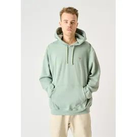 Cleptomanicx Ligull Boxy Hoodie Grün XL