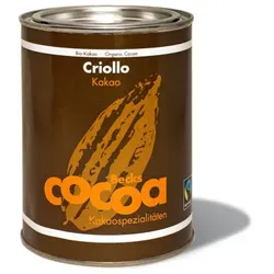 Bio-Kakao Becks Cacao Criollo 100 % ohne Zusatzstoffe, 250 g