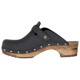 Sanita Wood-Kristel Open Clog Black Gr.37 - Grau - 37