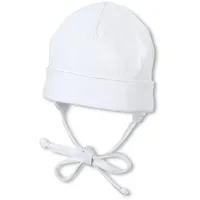 Sterntaler Beanie zum Binden - weiß, - Gr. 39