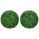 Homcom Buchsbaumkugel 2er Set, für Indoor/Outdoor