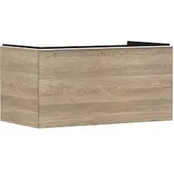 hansgrohe Xelu Q Waschtischunterschrank 54060700 980x485x550mm, mit Schubkasten, Eiche Natur, mattweiß