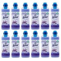 12x Lenor Lavendel Kamille Konzentrierter Flüssiger Weichspüler 42 Washes 966ml
